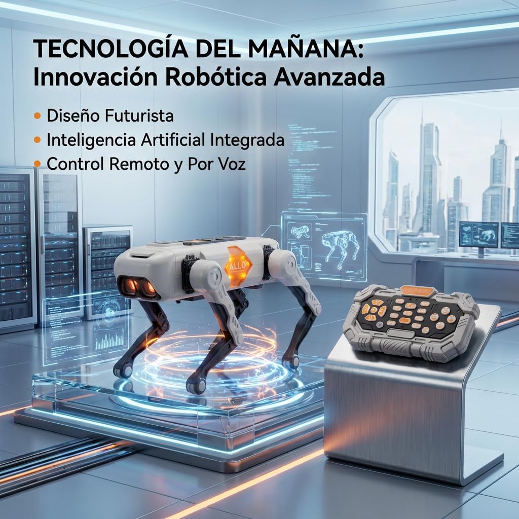 Robot Inteligente a Control Remoto para Niños – Robot Interactivo con Luces, Sonidos y Movimientos Programables | Juguete Educativo para Aprendizaje | Regalo para Niños y Niñas de 3 a 10 años.